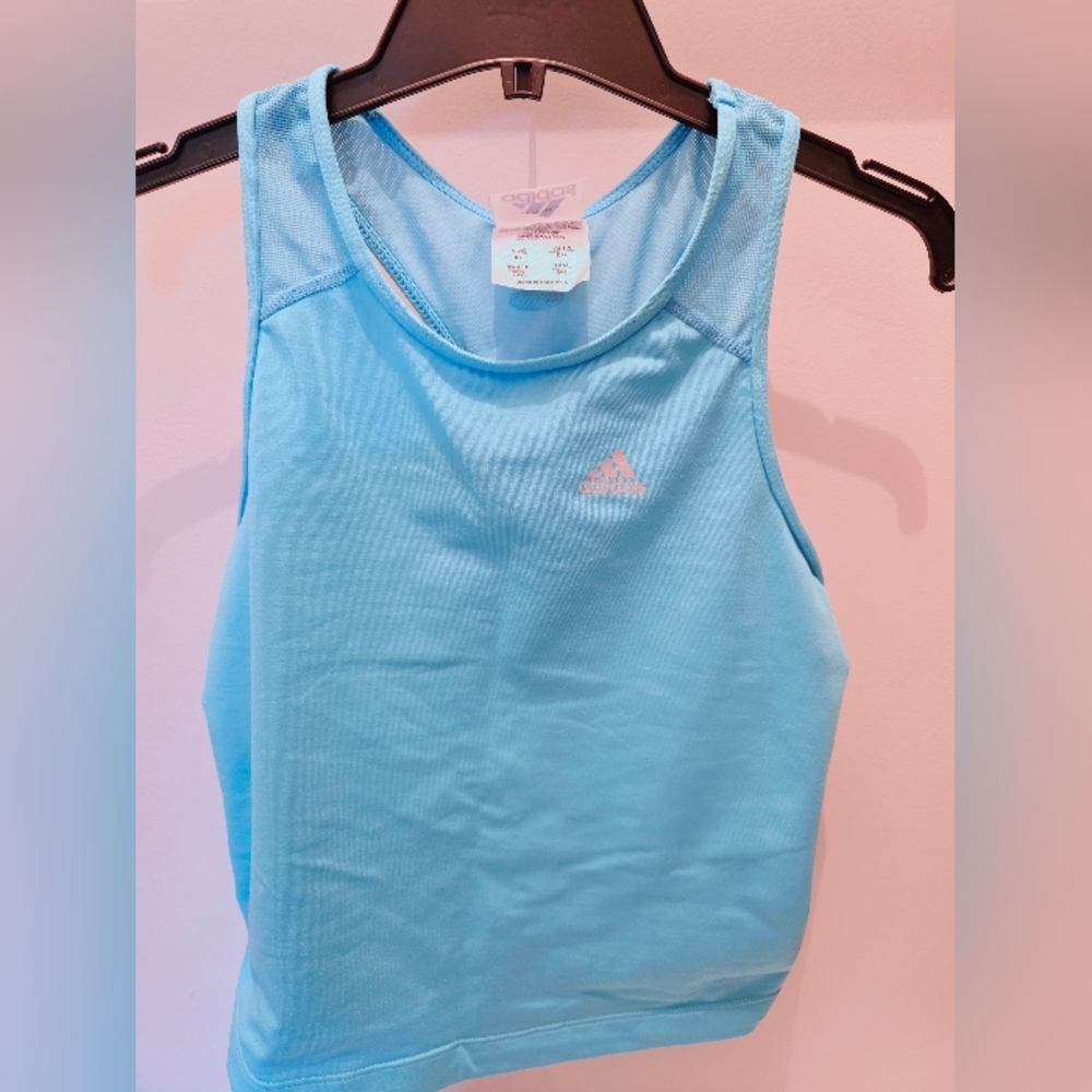 Adidas Light Blue Sports Bra